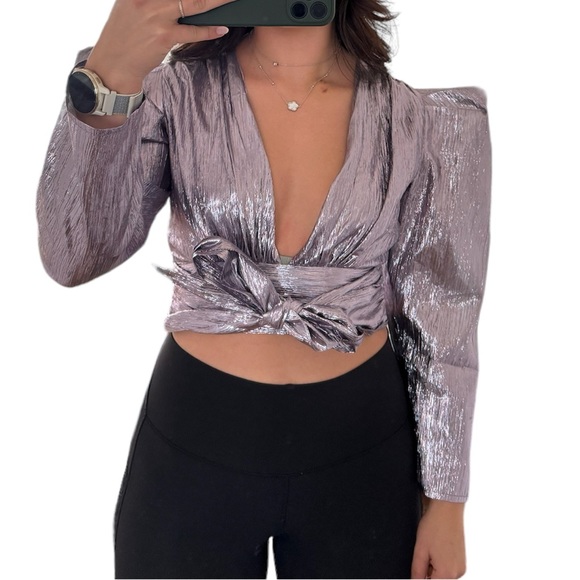 Close close call crop in lilac - Picture 5 of 6